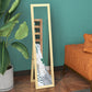 15" x 62" Full Length Mirror for Bedroom, Free Standing Dressing Mirror, Wall Mirror for Living Room, Oak