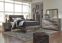 8 Pc. Bed, Dresser, Mirror, 2 Nightstands