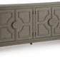 Darlock - Accent Cabinet - Warm Gray
