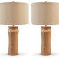 Orensboro - Brown - Poly Table Lamp (Set of 2)