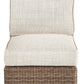 Beachcroft - Beige - Armless Chair W/Cushion