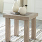 Hennington - Light Brown - Rectangular End Table