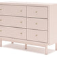 Wistenpine - Blush - Six Drawer Dresser