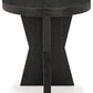 Galliden - Black - Round End Table