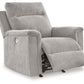 Barnsana - Ash - Power Rocker Recliner - Fabric