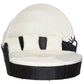 4 Pieces Outdoor Daybed with Retractable Canopy, PE Rattan Wicker Round Sofa Day Bed, Patio Sectional Conversation Furniture Set with Cushions and Pillows, Cream White