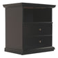 Maribel - Black - One Drawer Night Stand