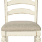 Realyn - Chipped White - Dining Uph Side Chair (Set of 2) - Ladderback