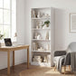 5-Tier Bookcase, Storage Bookshelf with Adjustable Shelves, Display Shelves for Living Room, Home Office, White