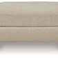 Steelwater Retreat - Oversized Accent Ottoman - Latte