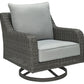 Elite Park - Gray - Swivel Lounge w/ Cushion