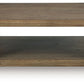 Flangren - Rectangular Cocktail Table - Light Brown