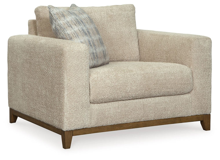 Parklynn - 2 Pc. - Chair And A Half, Ottoman - Desert