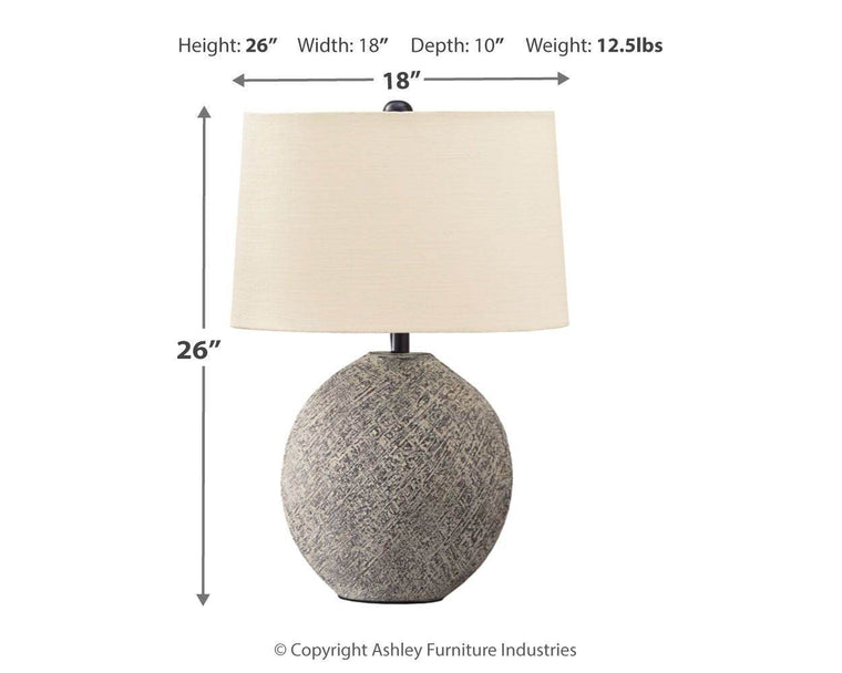 Harif - Beige - Paper Table Lamp - Forward Furniture