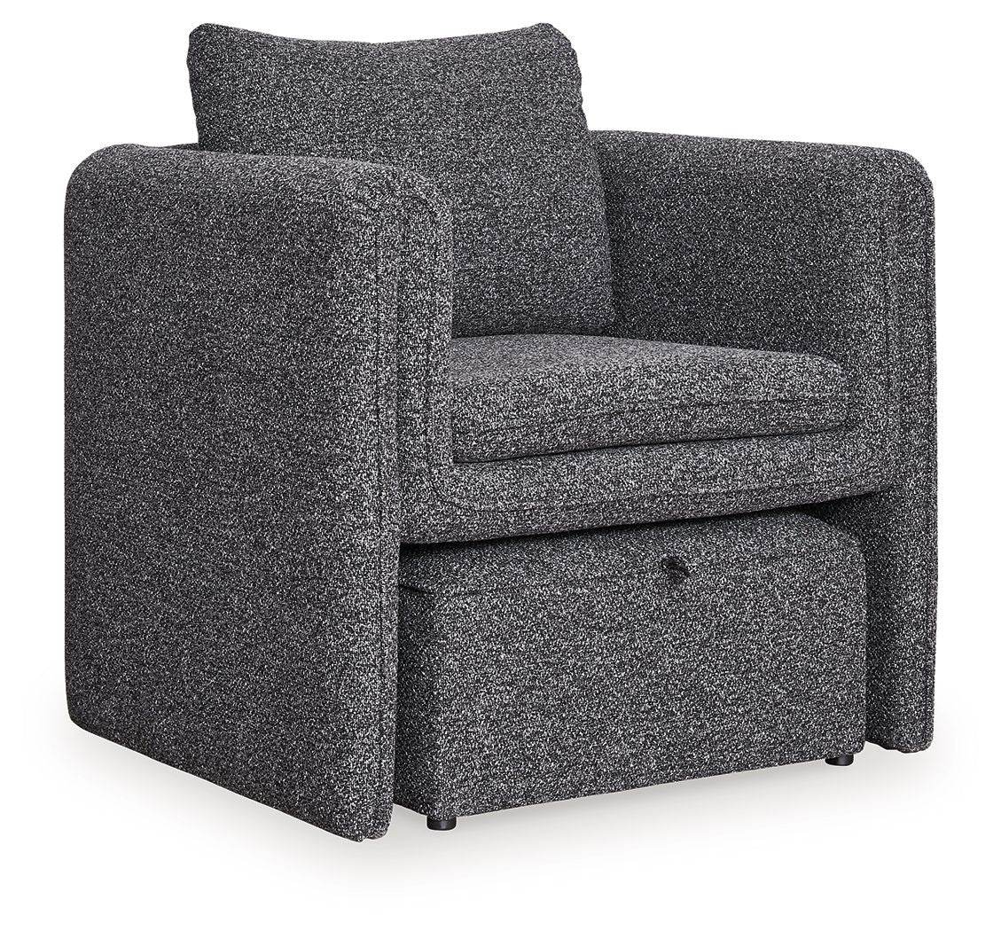 Vreni - Charcoal / Black - Accent Chair - Forward Furniture