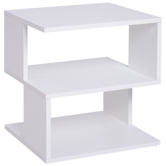 Slim Nightstand for Small Spaces - White
