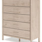 Cadmori - Five Drawer Wide Chest