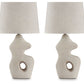 Chadrich - Antique Beige - Paper Table Lamp (Set of 2)