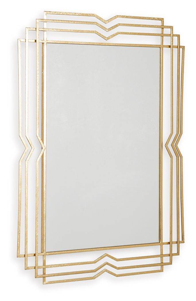 Claybrook - Gold Finish - Accent Mirror - Forward Furniture