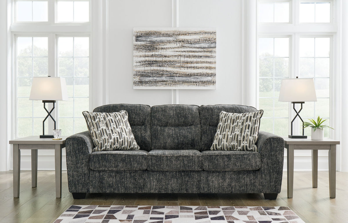 Lonoke - 2 Pc. - Sofa, Loveseat - Gunmetal