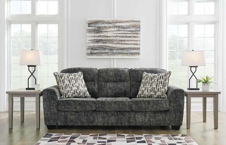 Lonoke - 2 Pc. - Sofa, Loveseat - Gunmetal