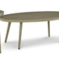 Swiss Valley - Beige - Outdoor Coffee Table With 2 End Tables