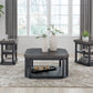 Bonilane - Black / Gray - Occasional Table Set (Set of 3)