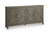 Darlock - Accent Cabinet - Warm Gray