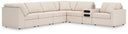7 Pc. Sectional With Audio Console