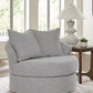 UrbanCrest - Swivel Accent Chair - Pewter
