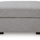UrbanCrest - Oversized Accent Ottoman - Pewter