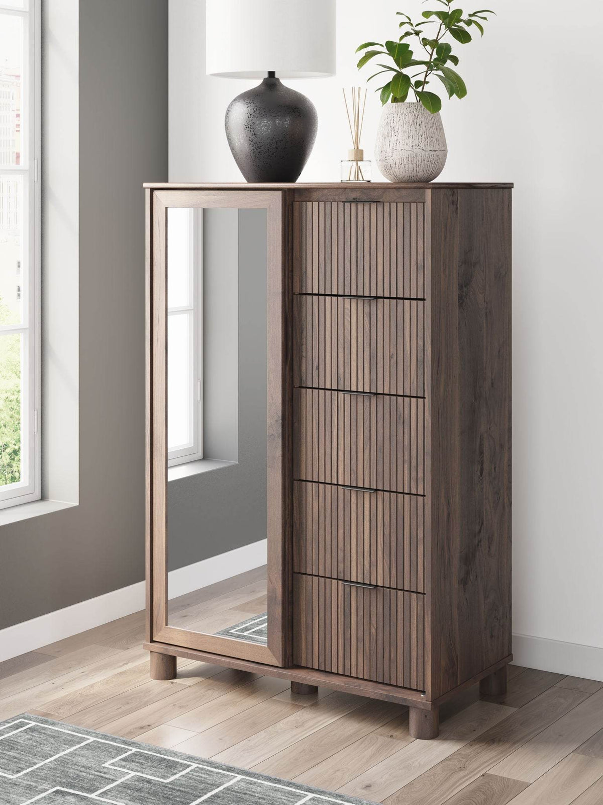 Pamytta - Brown - Dressing Chest - Forward Furniture