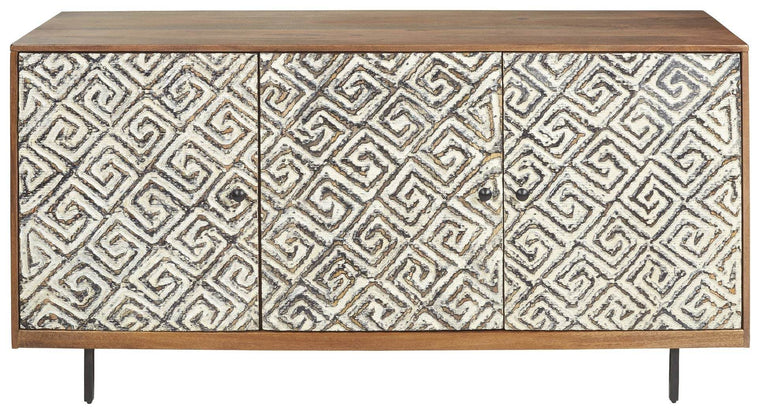 Kerrings - Brown / Black / White - Accent Cabinet - Forward Furniture