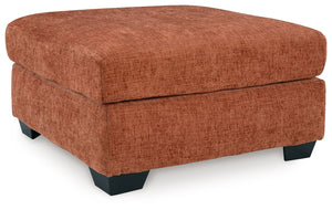 Aviemore - Oversized Accent Ottoman - Spice
