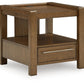 Marxmore - Square End Table - Brown