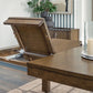 Marxmore - Rectangular Dining Room Butterfly Extension Table - Brown
