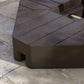 Offset Umbrella Base Outdoor Umbrella Weights, 132 lb. Capacity Water or 176 lb. Capacity Sand, Brown