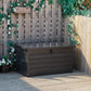 Large Deck Box, Outdoor Storage Container with Lock for Pool Toys, Garden Tools, Furniture and Sports Equipment, Grey