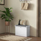 Shoe Storage with Seat, Upholstered Hallway Bench, Shoe Bench with Flip Drawer, Adjustable Shelf for 4-6 Pairs of Shoes