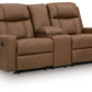 Mackmenville - Double Reclining Loveseat With Console