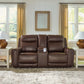 Gravier - Power Reclining Loveseat With Console / Adjustable Headrest - Cordova