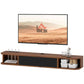 47" Floating TV Stand with Flip Drawer - Walnut