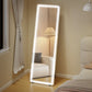 LED Full Length Mirror, Standing Body Mirror with 3 Colour Lighting for Bedroom Living Room