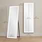 LED Mirror with Dimmable and 3 Colour Lights, 64" x 21" Rectangular Floor Mirror for Bedroom Living Room, Pink
