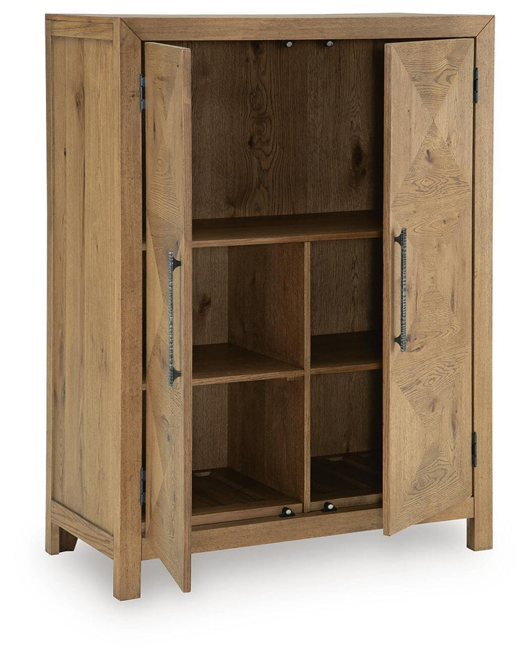 Clayburns - Bar Cabinet - Light Brown