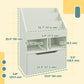 Kids Bookcase with Storage Drawer for Books, Reading Nook, for Classroom, Bedroom, Playroom, Green