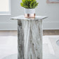 Keithwell - Gray - Square Accent Table