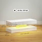 LED Coffee Table with 2 Drawers - High Gloss White