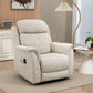 Manual Recliner Chair with Vibration Massage, Reclining Chair Nursing Chair with Side Pockets, 5 Massage Modes, for Living Room, Beige