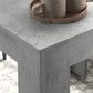 Dining Table Set for 2, Square Kitchen Table and Chairs, Dining Room Table and PU Leather Upholstered Chairs, Grey